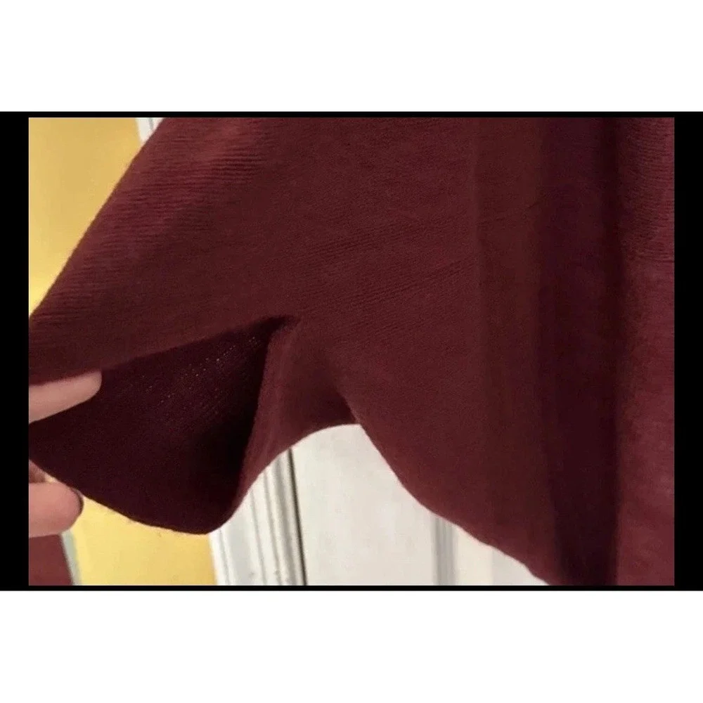 Layers‎ by Lizden Marvelush Shrug with Cable Detail NWOT Wine QVC One size Missy